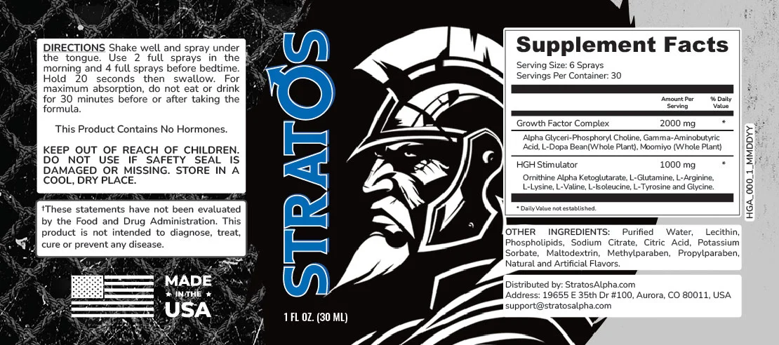 Stratos Product Label